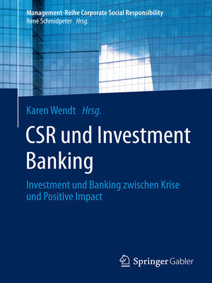 cover image of CSR und Investment Banking